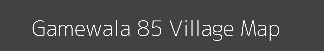 Map of Gamewala 85 Village in Punjab Image