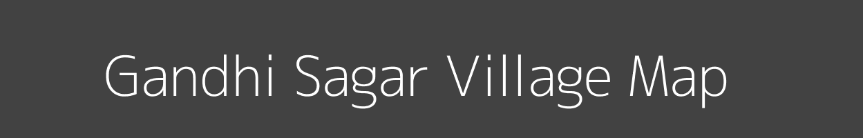 Map of Gandhi Sagar Village in Rajasthan Image