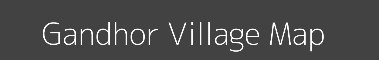 Map of Gandhor Village in Uttar Pradesh Image