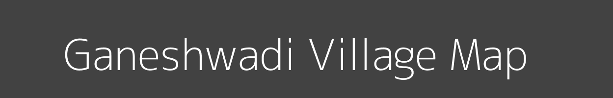 Map of Ganeshwadi Village in Maharashtra Image