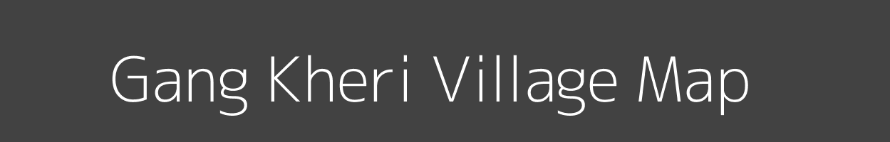 Map of Gang Kheri Village in Uttar Pradesh Image