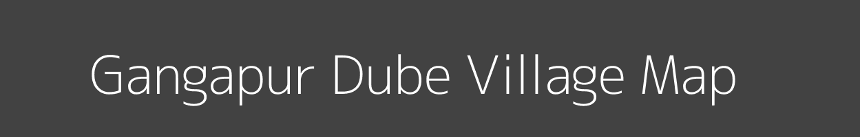 Map of Gangapur Dube Village in Uttar Pradesh Image