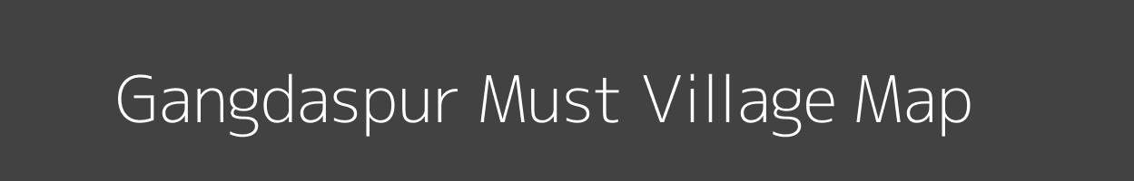 Map of Gangdaspur Must Village in Uttarakhand Image