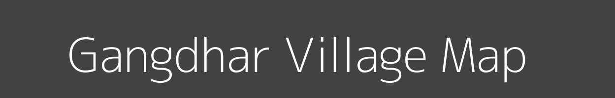 Map of Gangdhar Village in Rajasthan Image