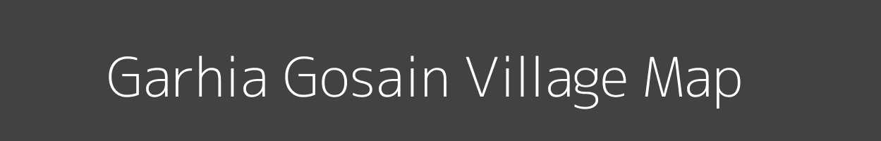 Map of Garhia Gosain Village in Uttar Pradesh Image