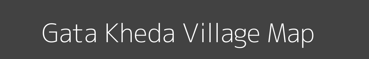 Map of Gata Kheda Village in Madhya Pradesh Image