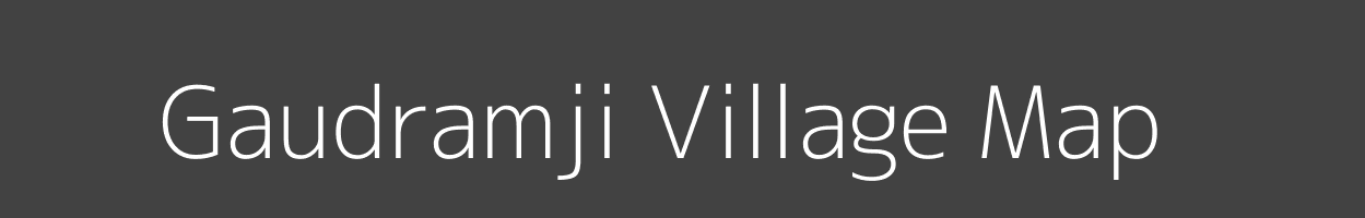 Map of Gaudramji Village in Odisha Image