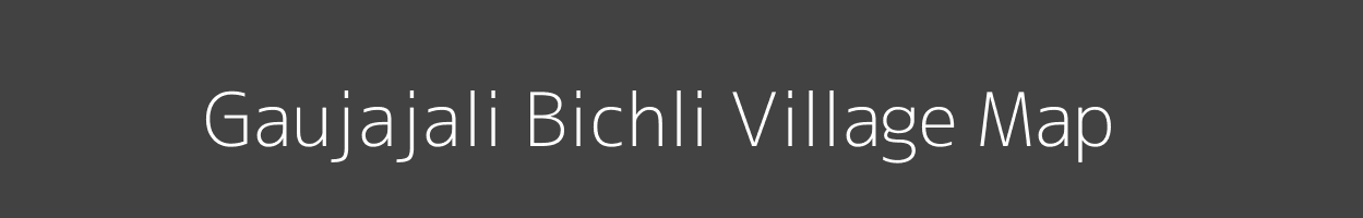 Map of Gaujajali Bichli Village in Uttarakhand Image