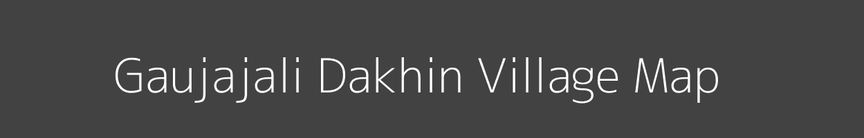 Map of Gaujajali Dakhin Village in Uttarakhand Image