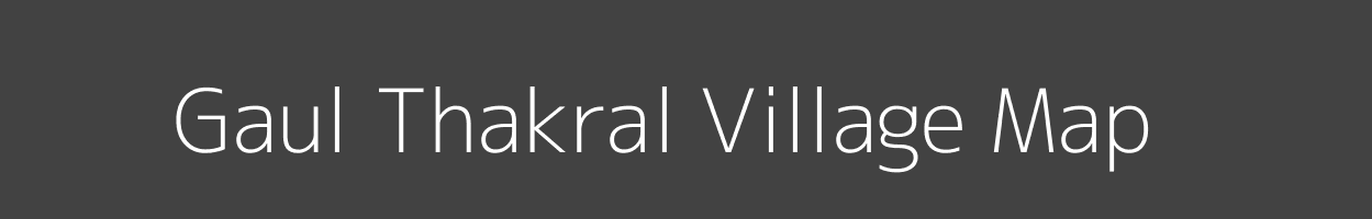 Map of Gaul Thakral Village in Uttarakhand Image