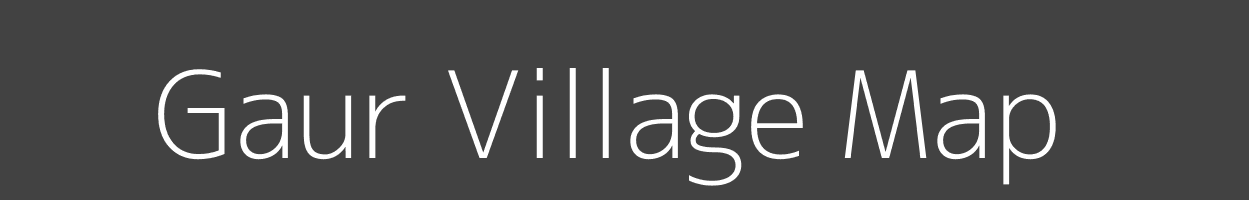 Map of Gaur Village in Bihar Image