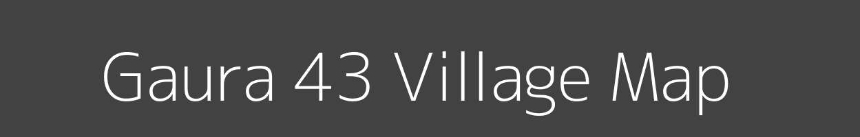 Map of Gaura 43 Village in Punjab Image