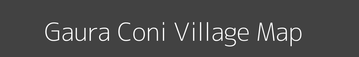 Map of Gaura Coni Village in Uttar Pradesh Image