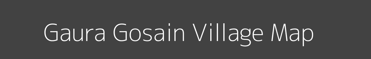 Map of Gaura Gosain Village in Uttar Pradesh Image