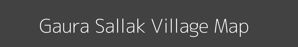 Map of Gaura Sallak Village in Uttar Pradesh Image