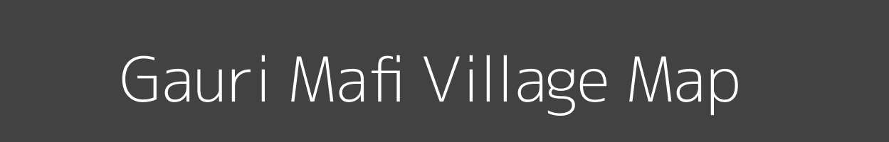 Map of Gauri Mafi Village in Uttar Pradesh Image