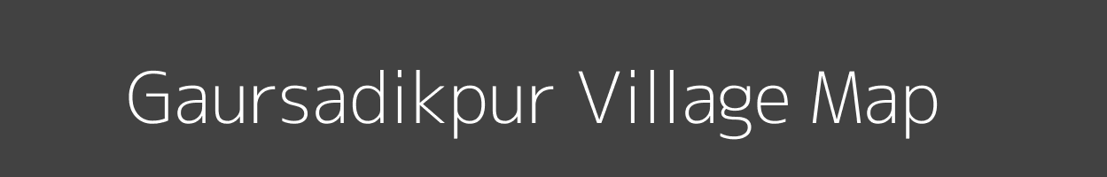 Map of Gaursadikpur Village in Uttar Pradesh Image