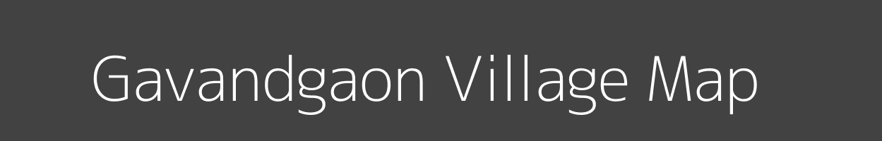 Map of Gavandgaon Village in Maharashtra Image