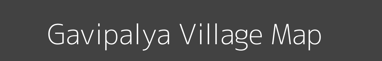 Map of Gavipalya Village in Karnataka Image