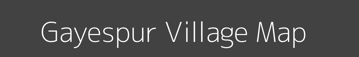 Map of Gayespur Village in West Bengal Image