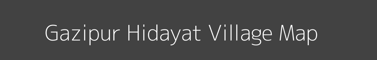 Map of Gazipur Hidayat Village in Uttar Pradesh Image