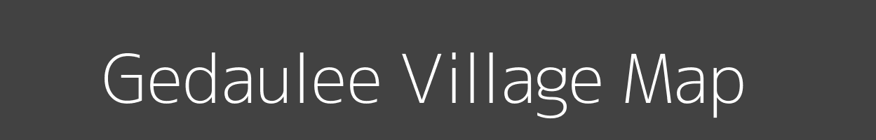 Map of Gedaulee Village in Uttar Pradesh Image