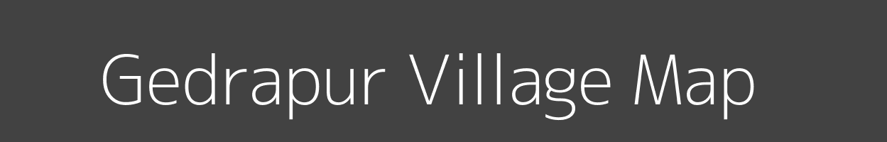 Map of Gedrapur Village in Uttar Pradesh Image