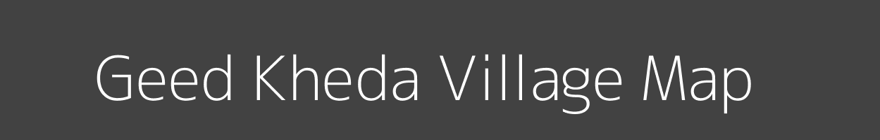 Map of Geed Kheda Village in Madhya Pradesh Image