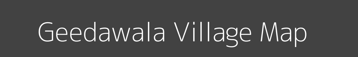 Map of Geedawala Village in Rajasthan Image