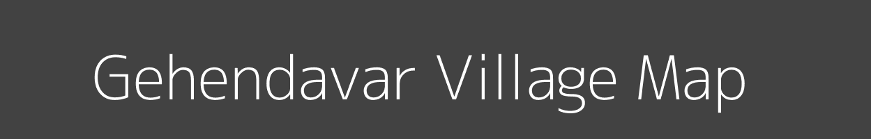 Map of Gehendavar Village in Uttar Pradesh Image