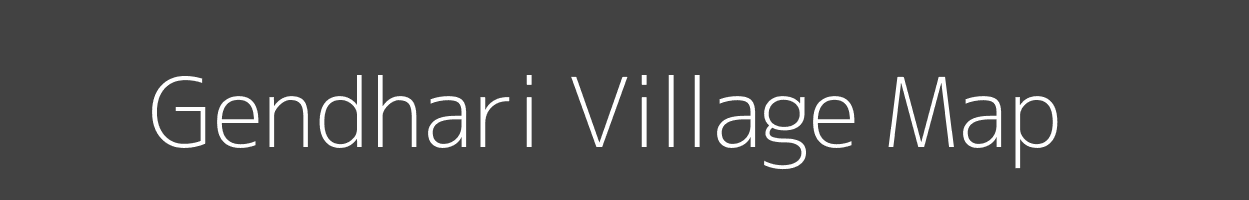 Map of Gendhari Village in Madhya Pradesh Image