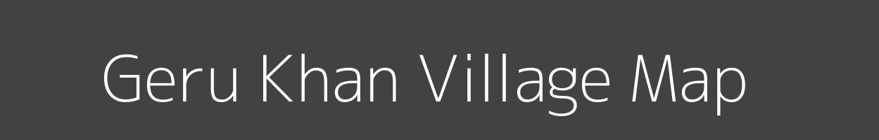 Map of Geru Khan Village in Madhya Pradesh Image