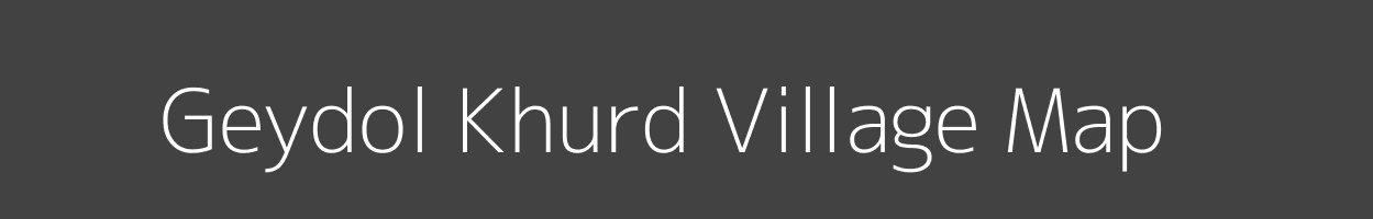 Map of Geydol Khurd Village in Madhya Pradesh Image