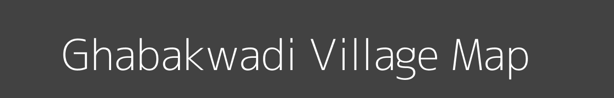 Map of Ghabakwadi Village in Maharashtra Image