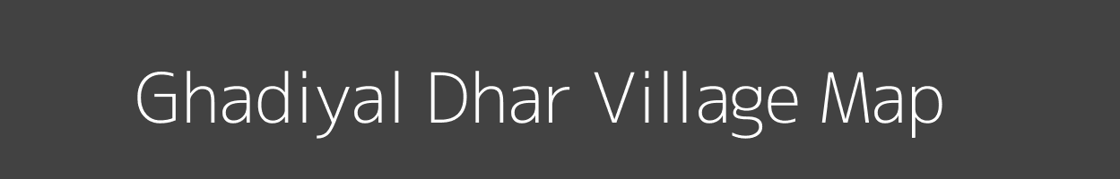 Map of Ghadiyal Dhar Village in Uttarakhand Image