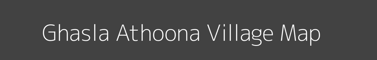 Map of Ghasla Athoona Village in Rajasthan Image