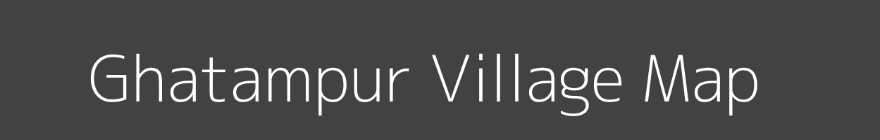 Map of Ghatampur Village in Uttar Pradesh Image