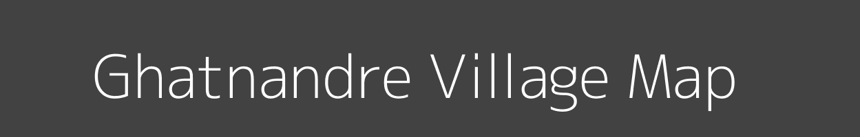 Map of Ghatnandre Village in Maharashtra Image