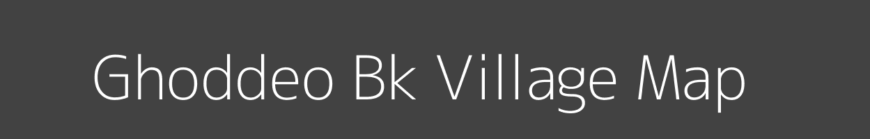 Map of Ghoddeo Bk Village in Maharashtra Image