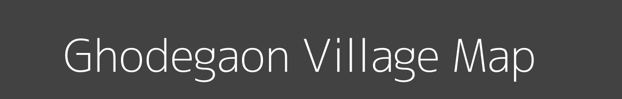 Map of Ghodegaon Village in Maharashtra Image