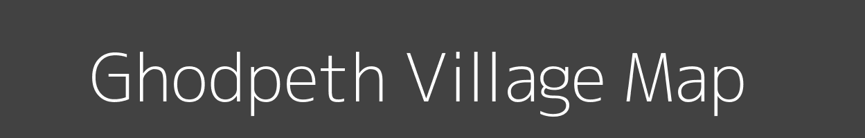 Map of Ghodpeth Village in Maharashtra Image