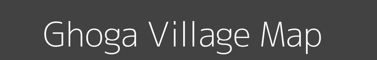 Map of Ghoga Village in Nct Of Delhi Image