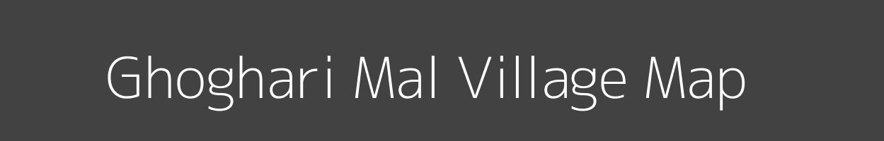 Map of Ghoghari Mal Village in Madhya Pradesh Image