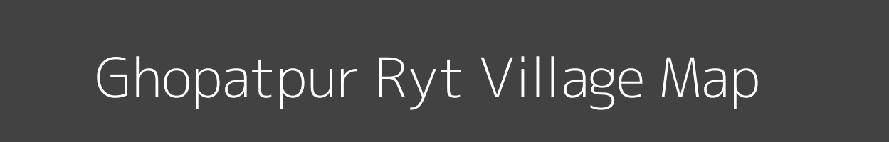 Map of Ghopatpur Ryt Village in Madhya Pradesh Image