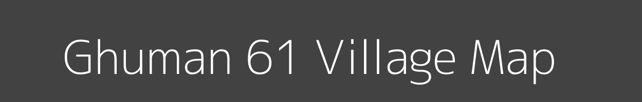 Map of Ghuman 61 Village in Punjab Image