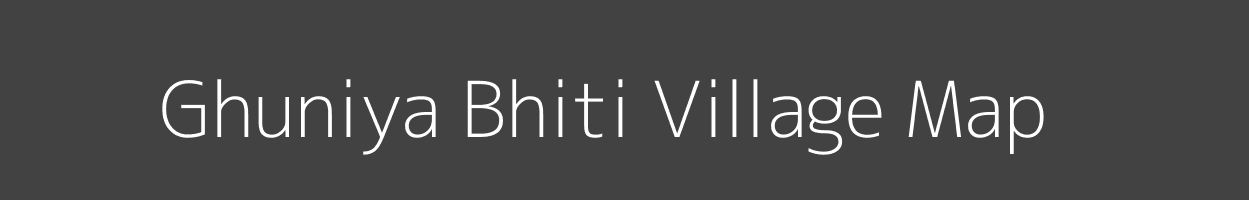 Map of Ghuniya Bhiti Village in Uttar Pradesh Image