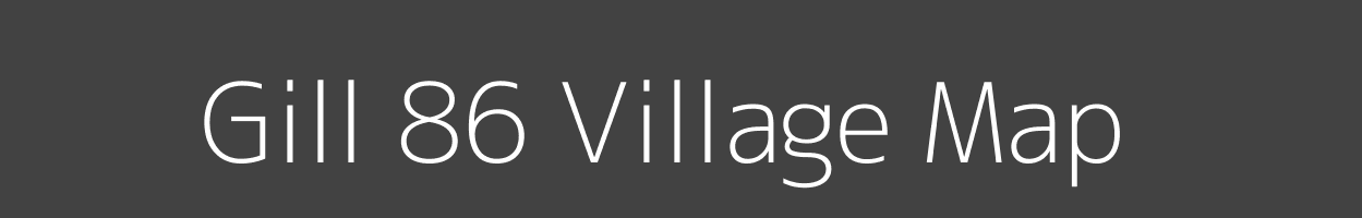 Map of Gill 86 Village in Punjab Image