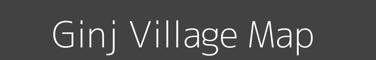 Map of Ginj Village in Uttar Pradesh Image