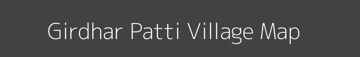 Map of Girdhar Patti Village in Uttar Pradesh Image