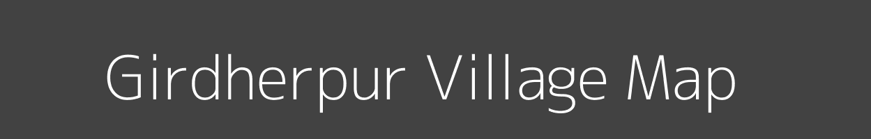 Map of Girdherpur Village in Uttar Pradesh Image